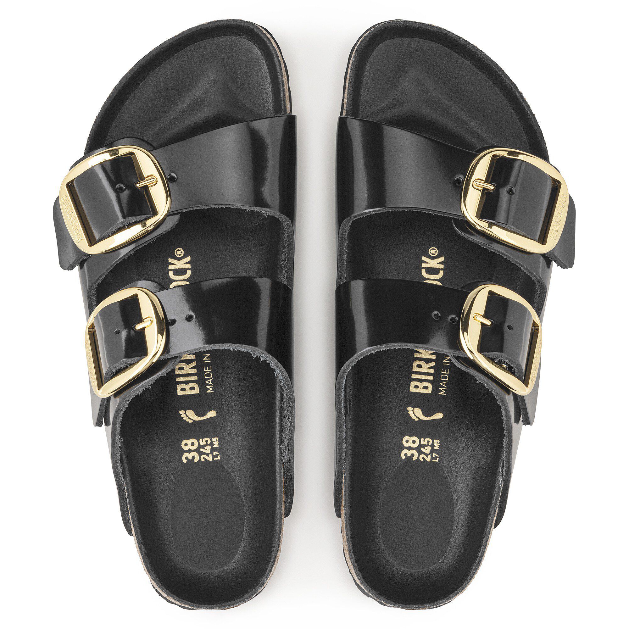 Alternative view of Arizona Big Buckle Natural Leather Patent