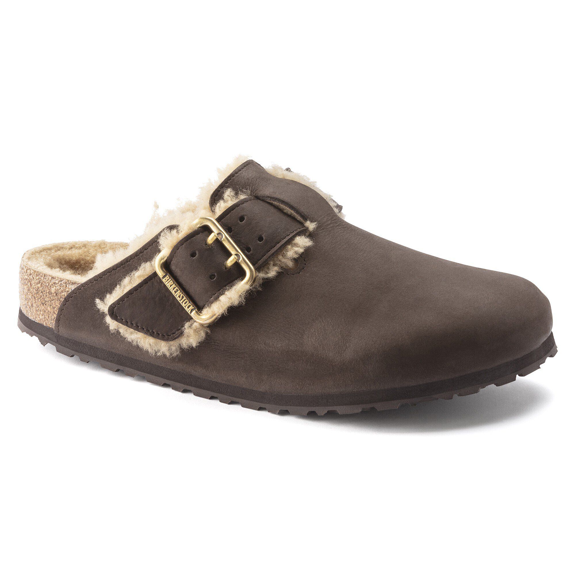Boston Bold Shearling Leather Espresso