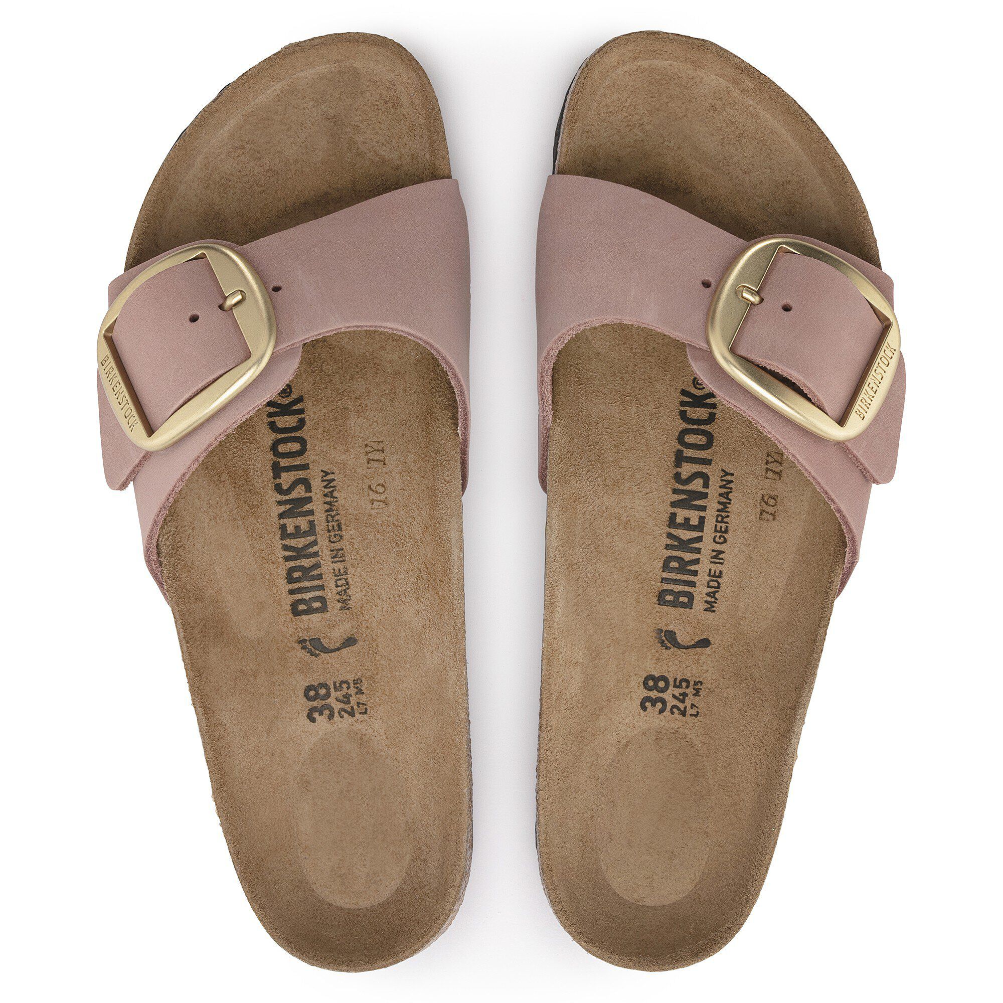 Alternative view of Madrid Big Buckle Natural Leather Nubuck