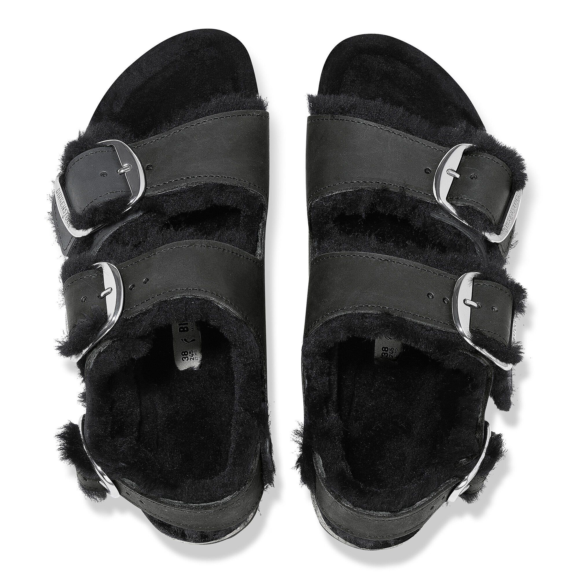 Alternative view of Milano Big Buckle Shearling Natural Leather Oiled
