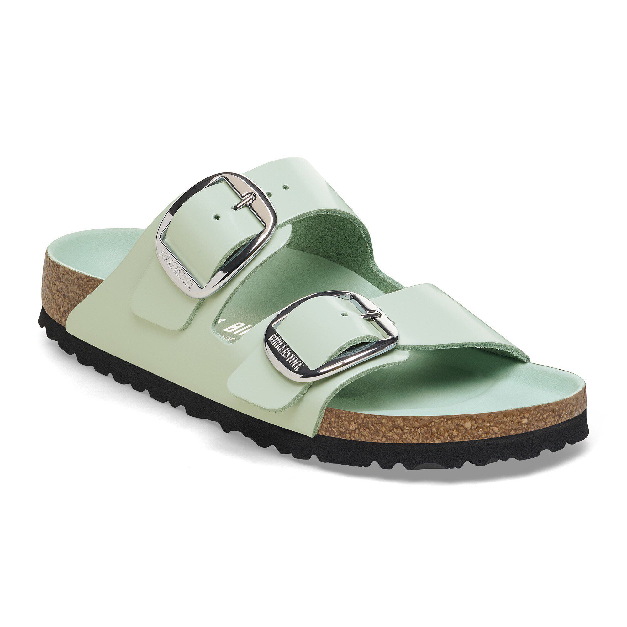 Arizona Big Buckle Natural Leather Patent