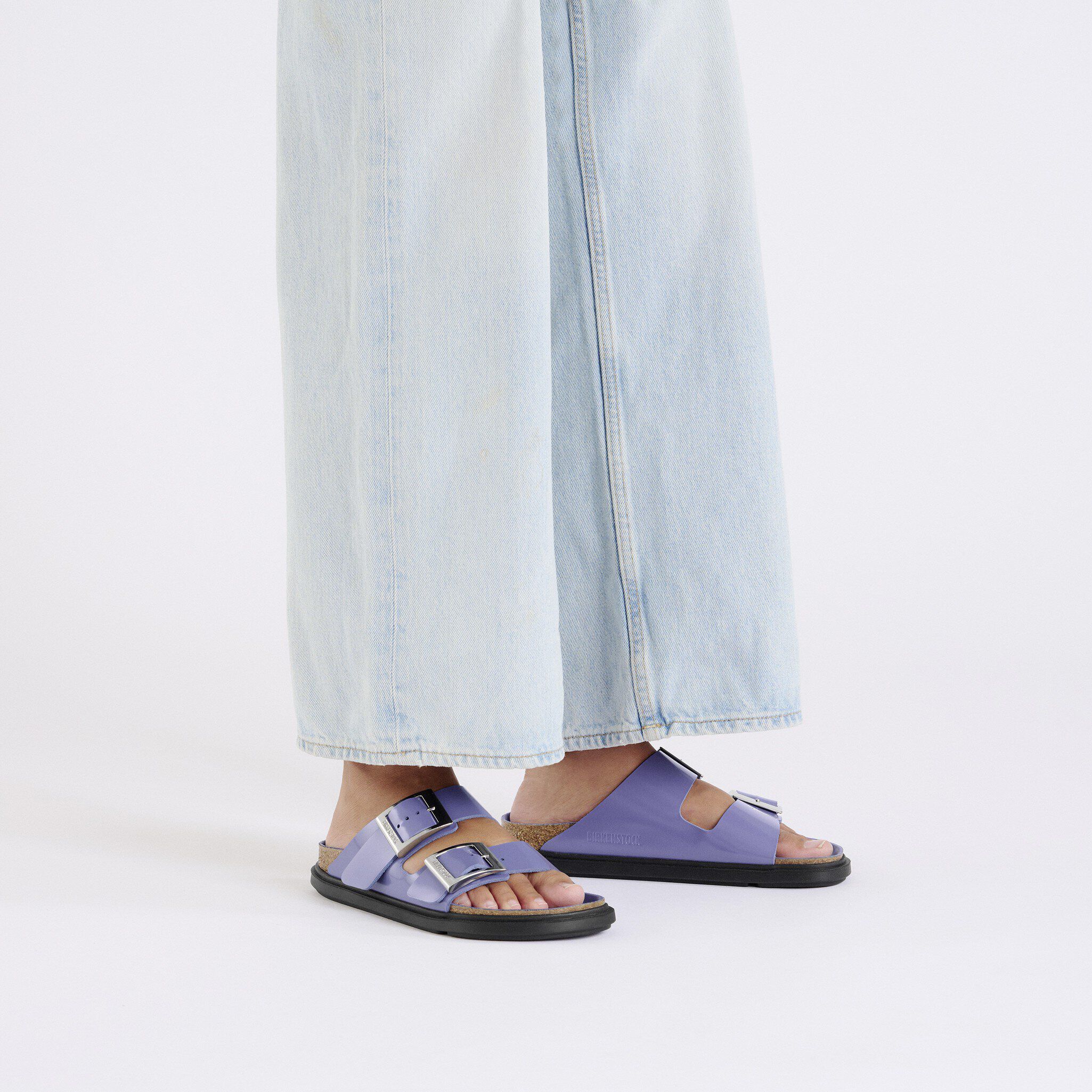 Arizona Droplet Buckle Natural Leather Patent - Image 4