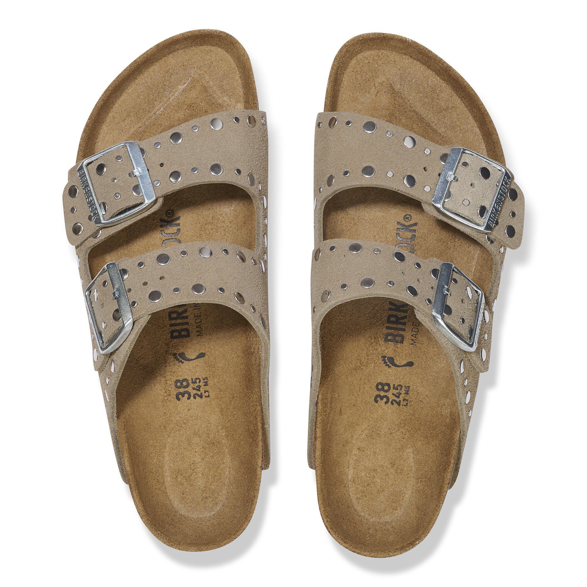 Alternative view of Arizona Rivet Suede Leather