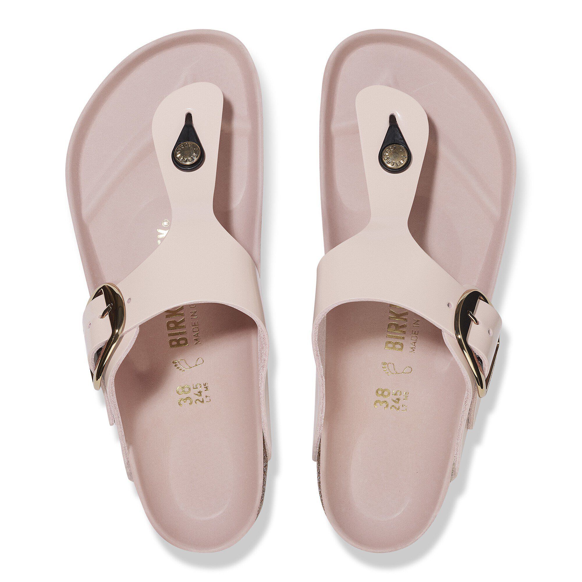 Alternative view of Gizeh Big Buckle Natural Leather Patent