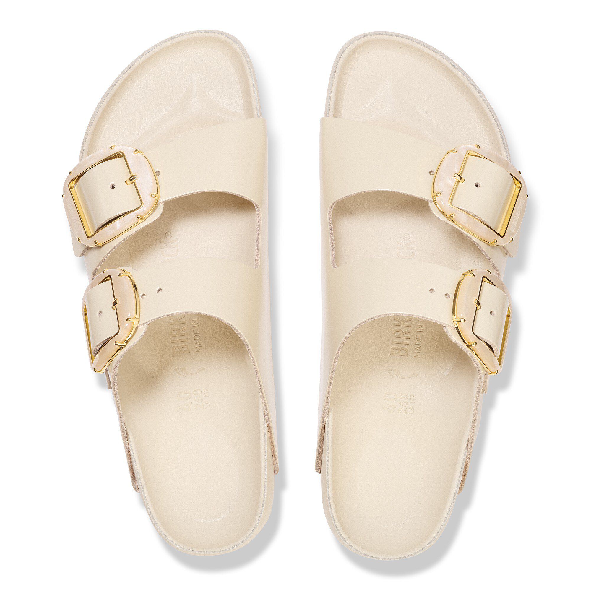 Alternative view of Arizona Big Buckle Natural Leather Patent