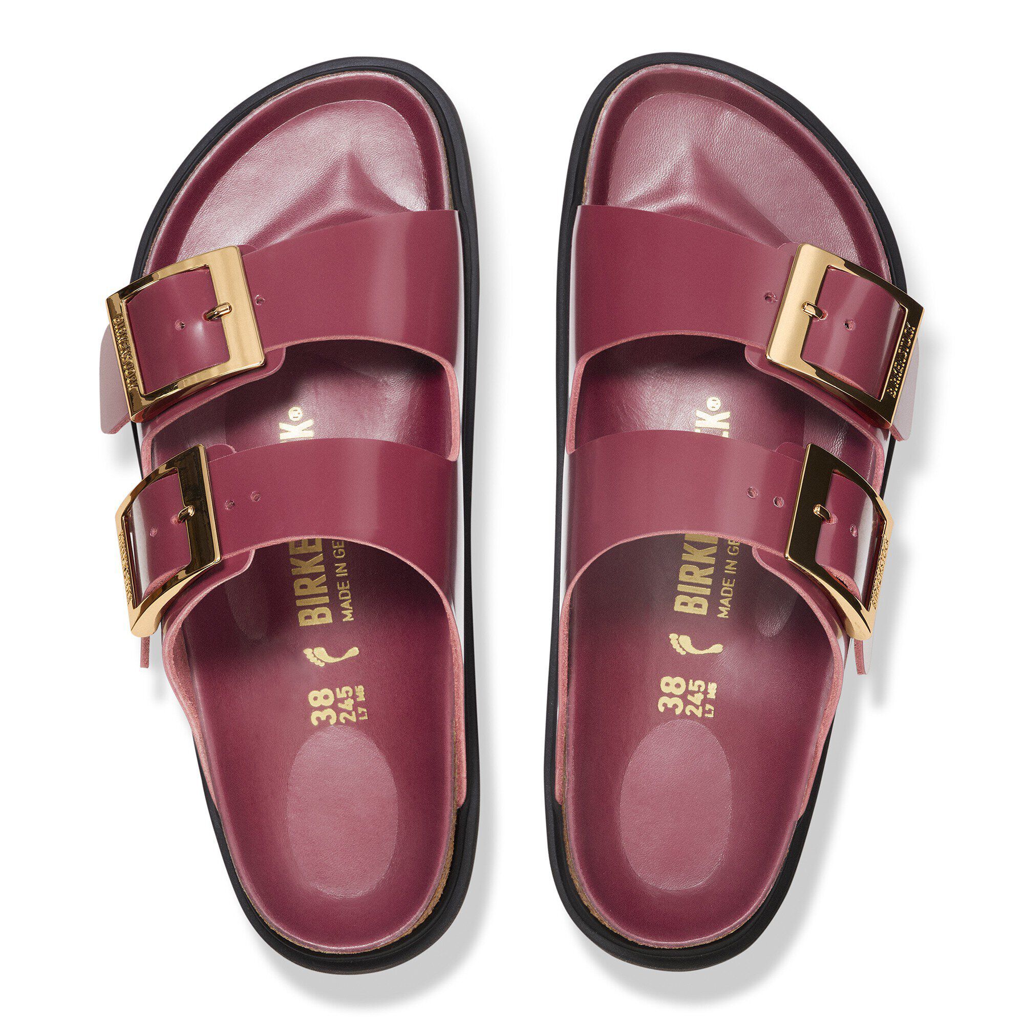 Alternative view of Arizona Droplet Buckle Natural Leather Patent