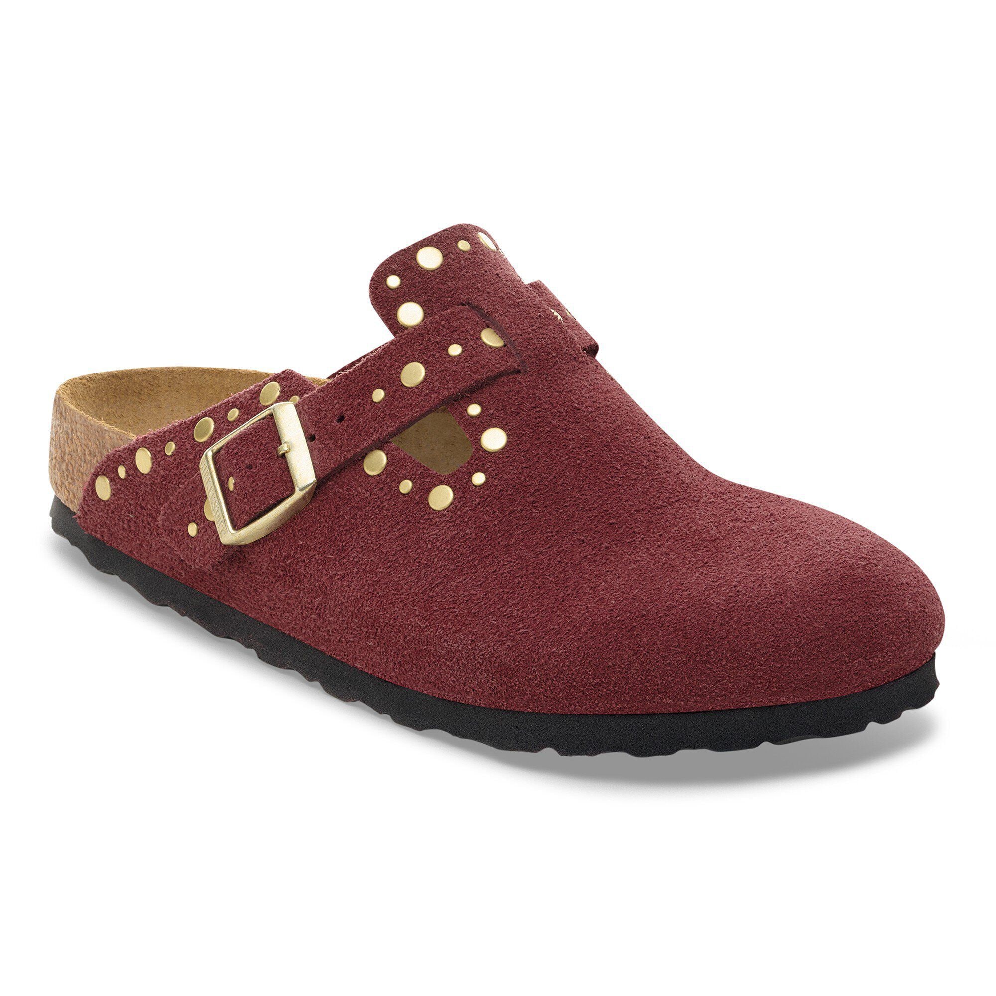 Boston Rivet Suede Leather